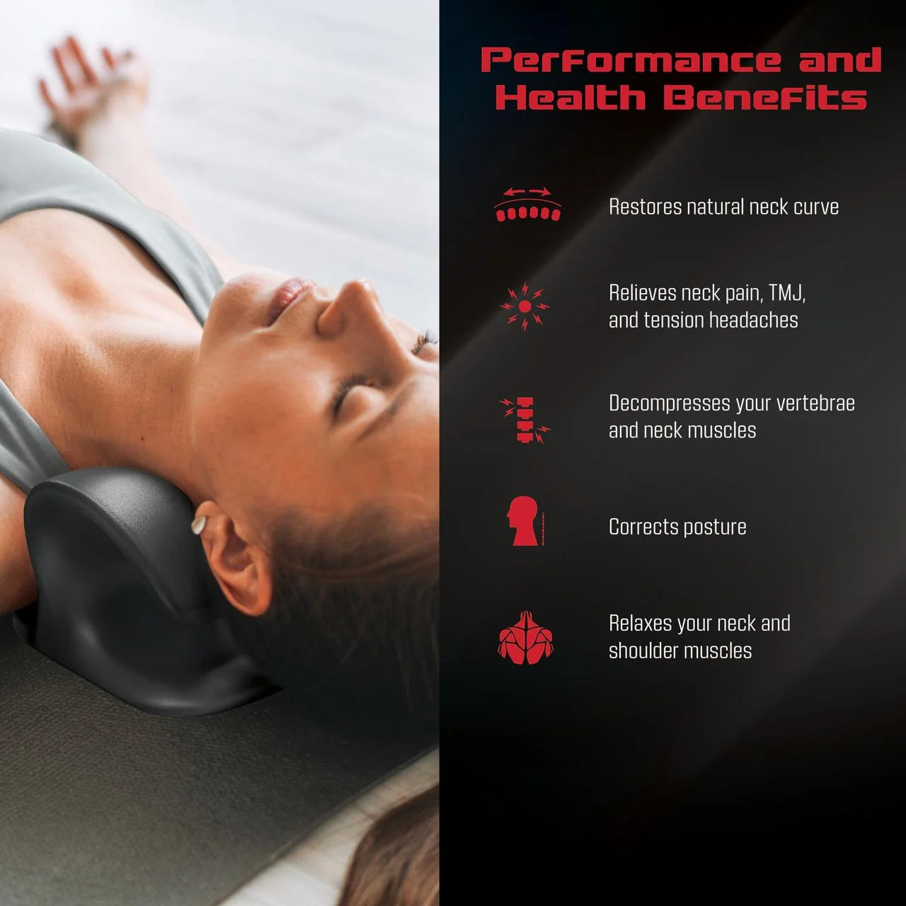 Neck Corrector Cervical Neck Pillow, Cervical Pillow for Neck Pain Relief